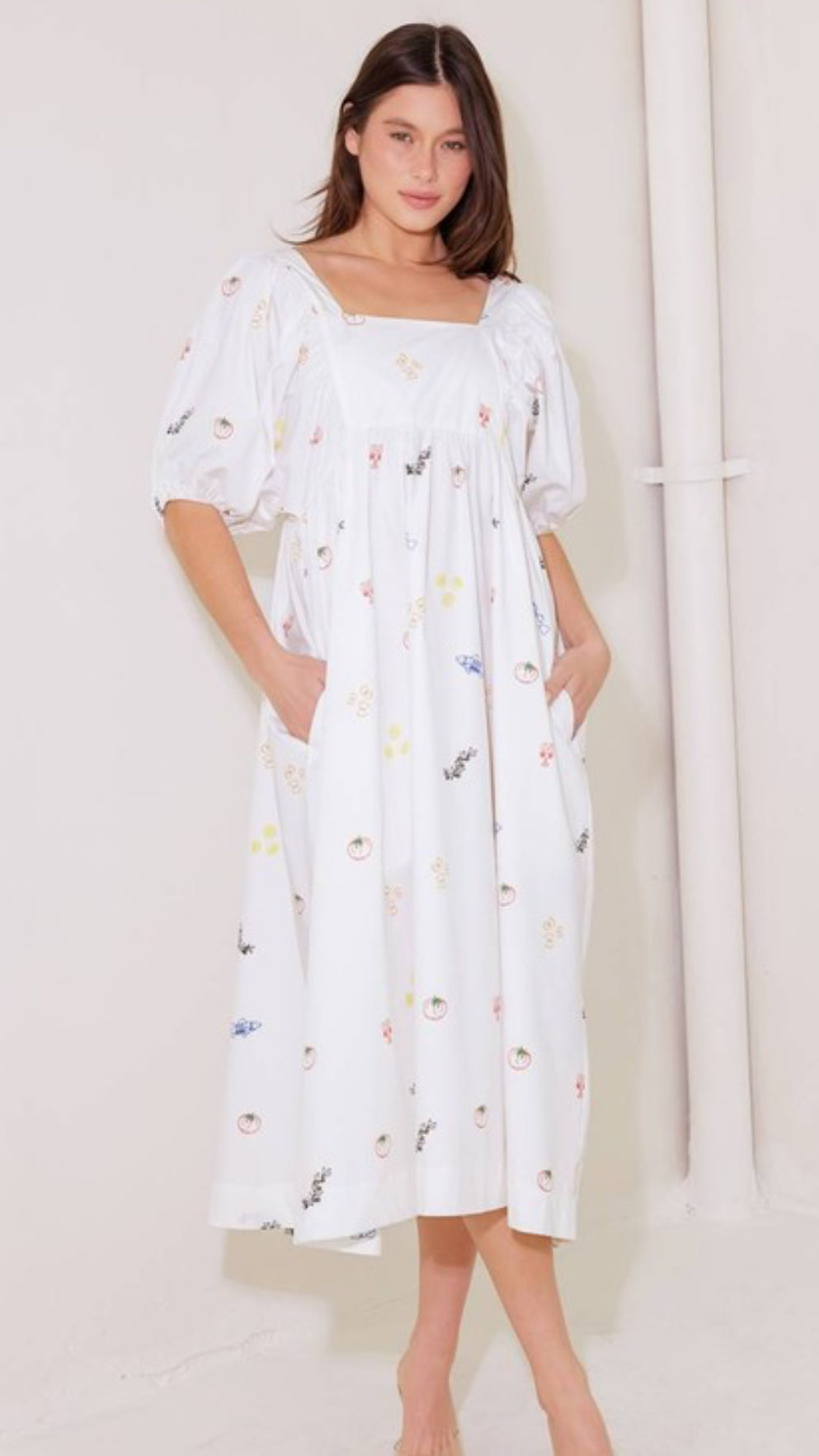Italian Summer Midi Dress