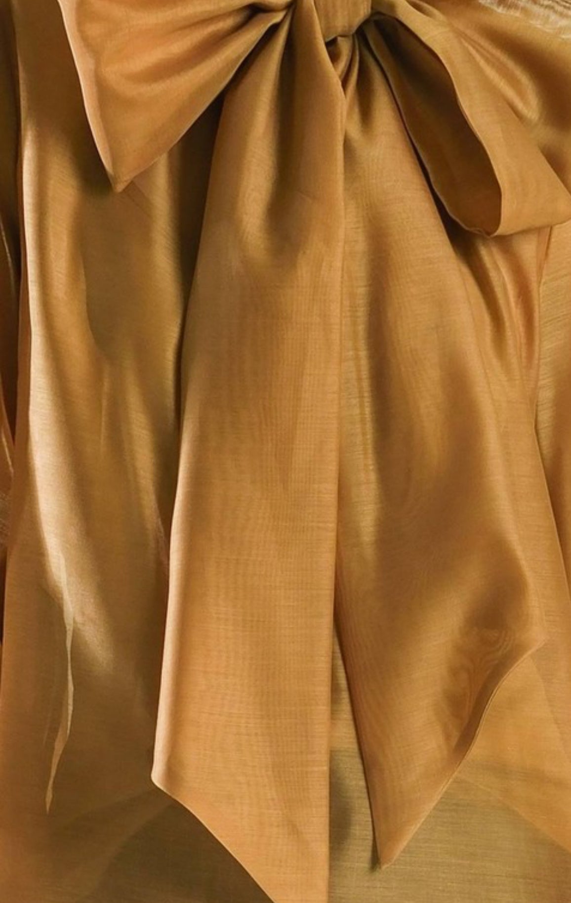 Bow Blouse in Ochre