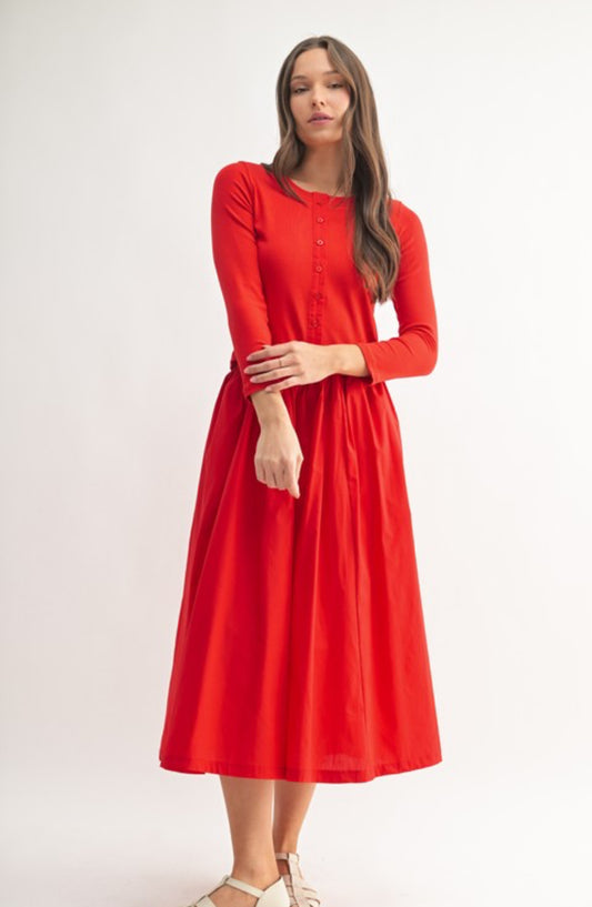 Ashton Cardigan Set in Glazed Cherry