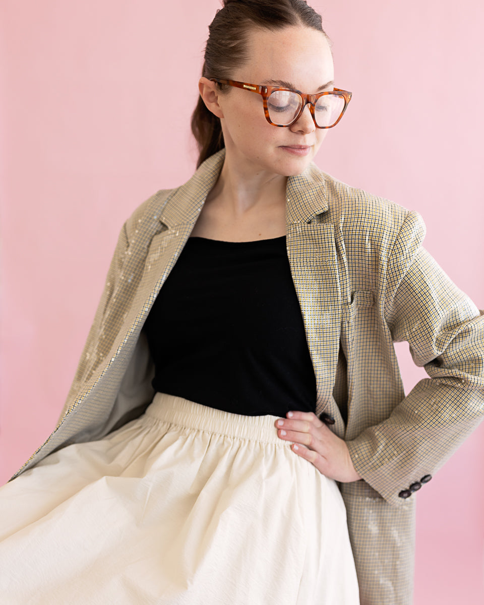Hadley Sequin Oversized Blazer