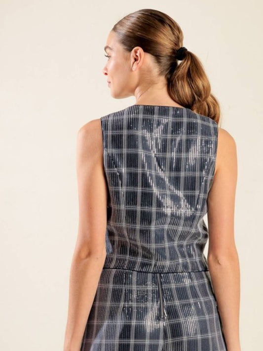 NYC Sequin Vest