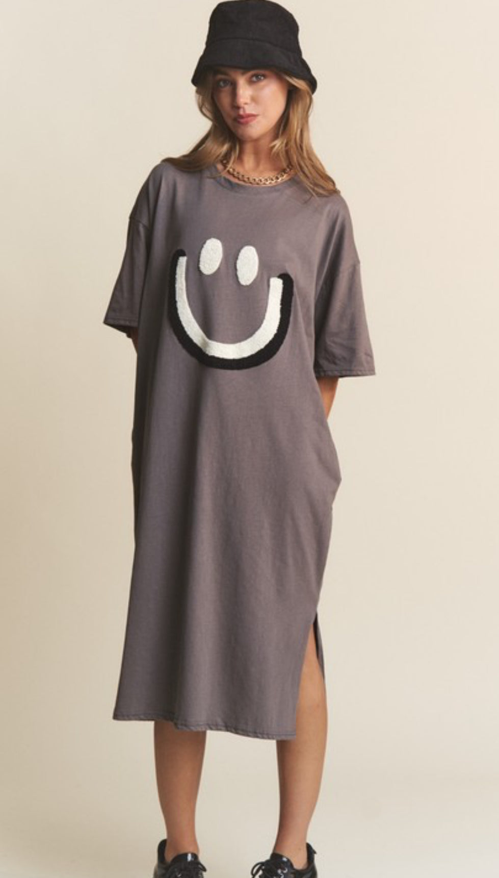 All Smiles T-shirt Dress