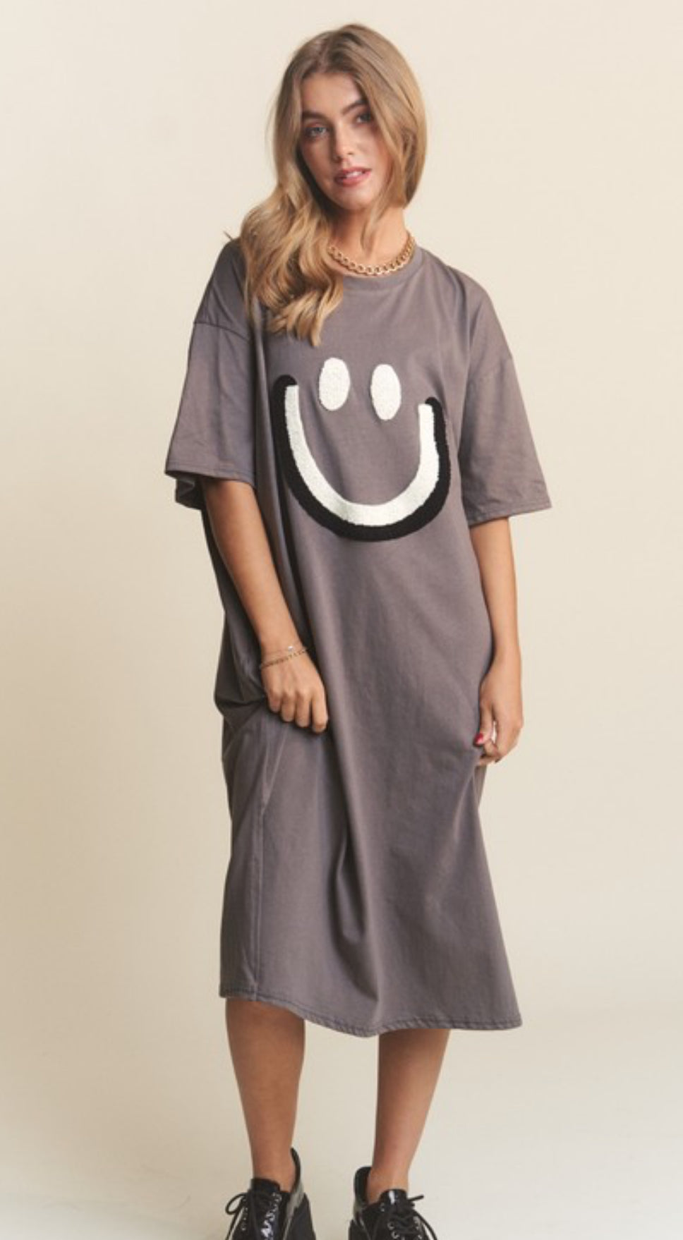 All Smiles T-shirt Dress