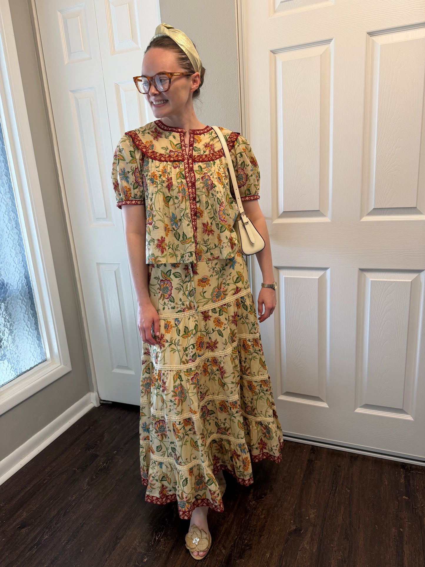 Delphine Floral Skirt Set