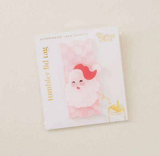 Tumbler Tag - Jolly Santa