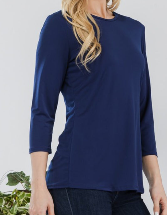 Kiki Layering Top Navy