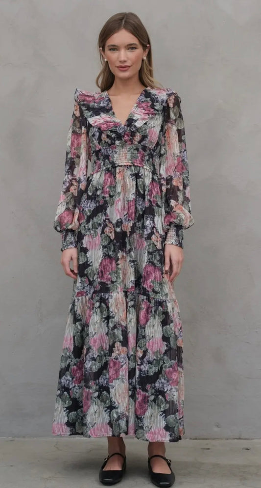 Liberty Floral Evening Dress