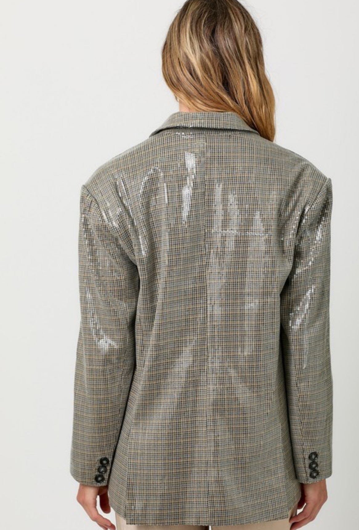 Hadley Sequin Oversized Blazer