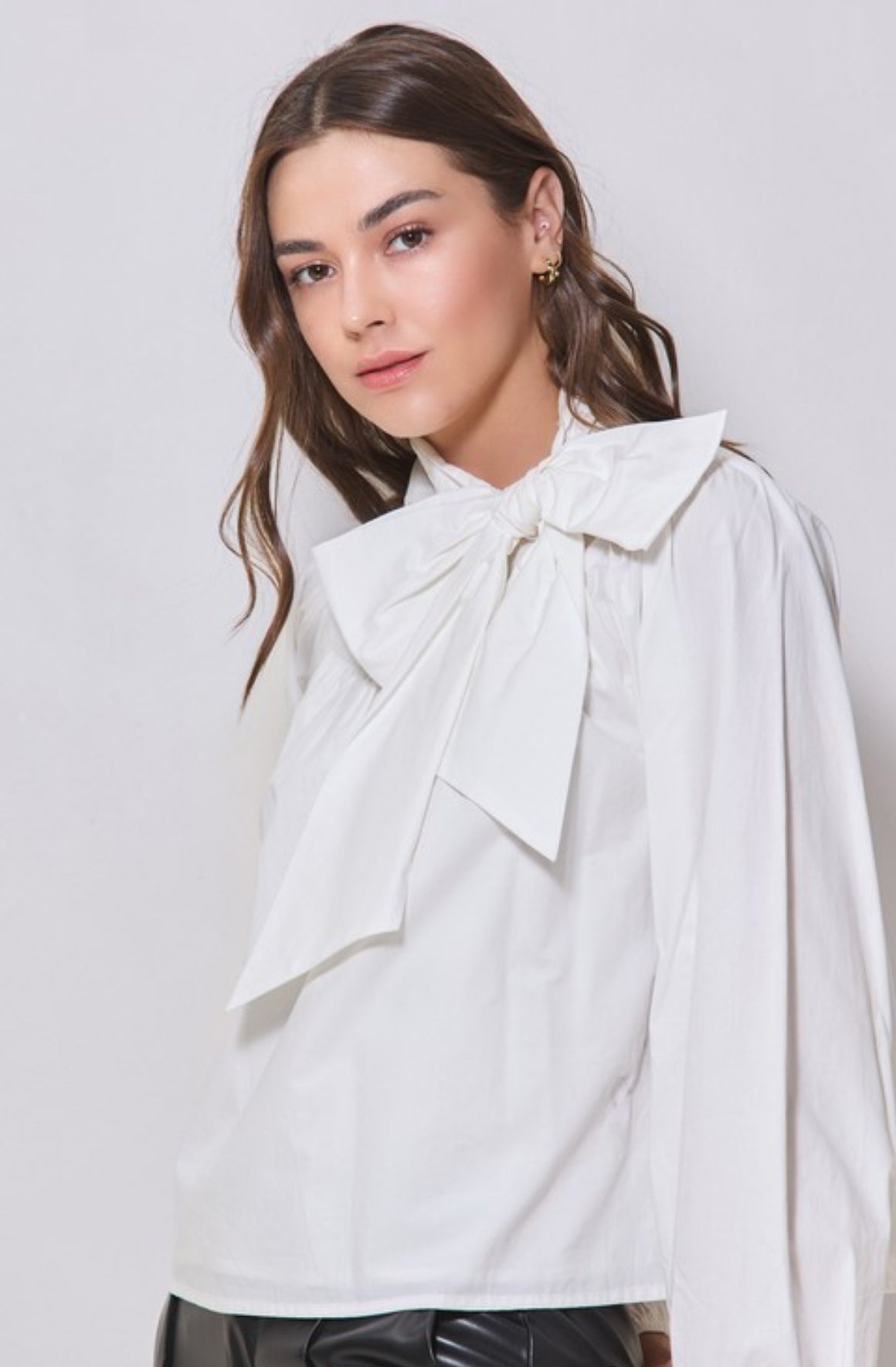 No Pout Bow Blouse