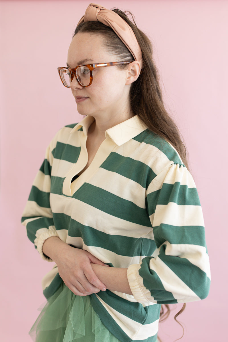 Delia Rugby Collared Shirt