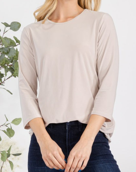 Kiki Layering Top Khaki