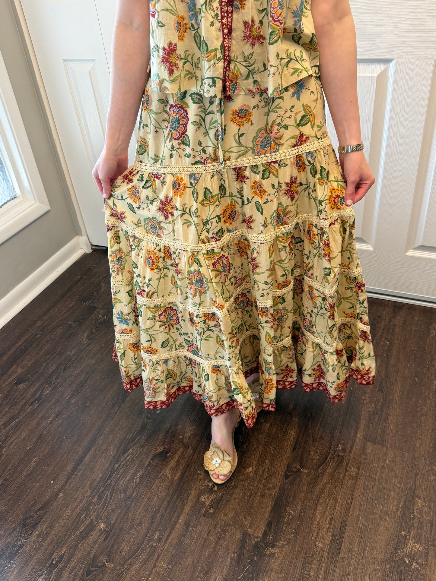 Delphine Floral Skirt Set