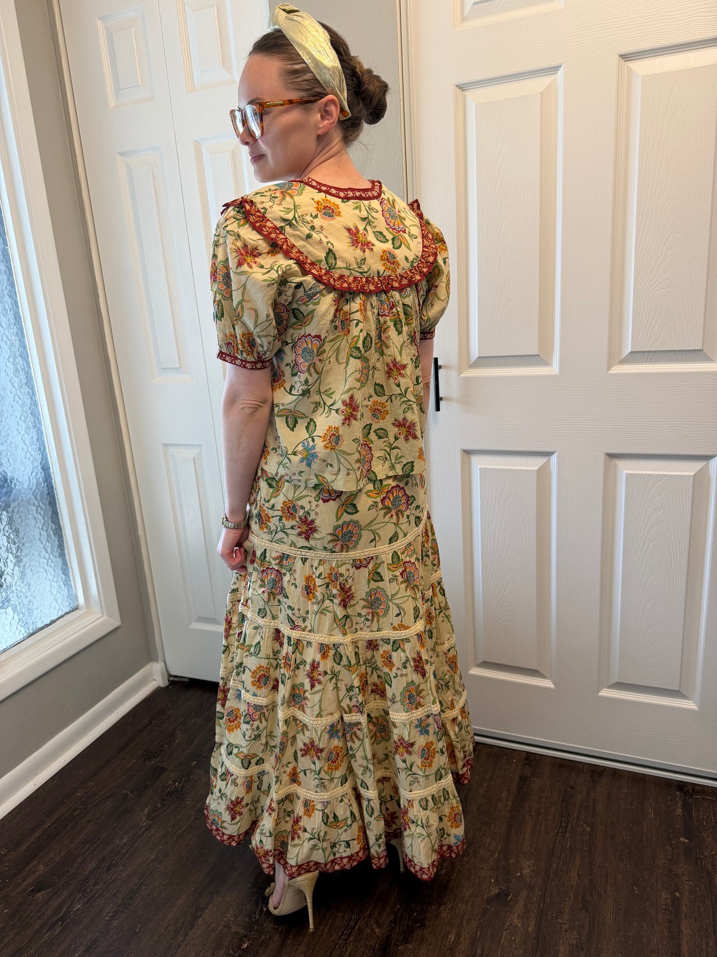 Delphine Floral Skirt Set