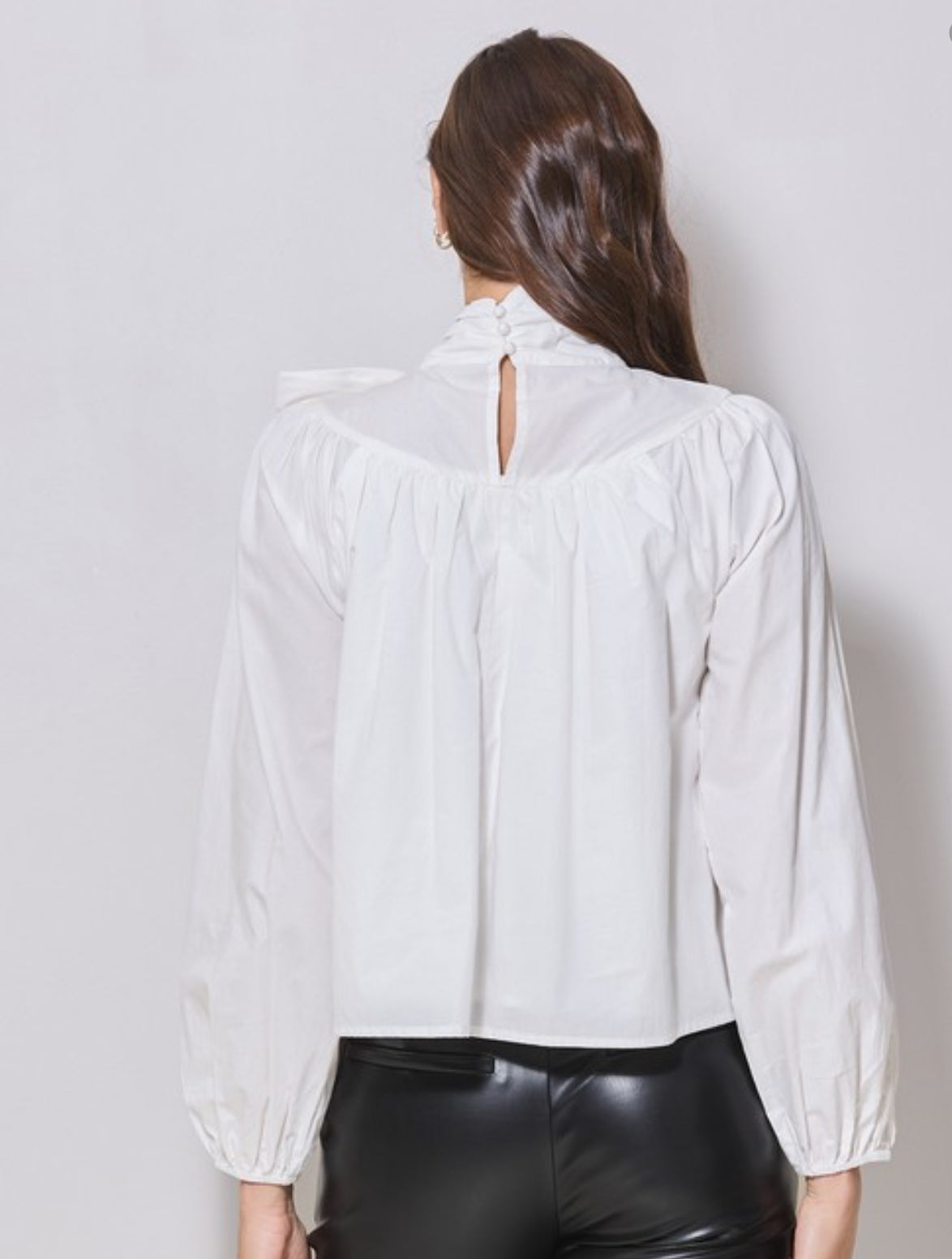 No Pout Bow Blouse