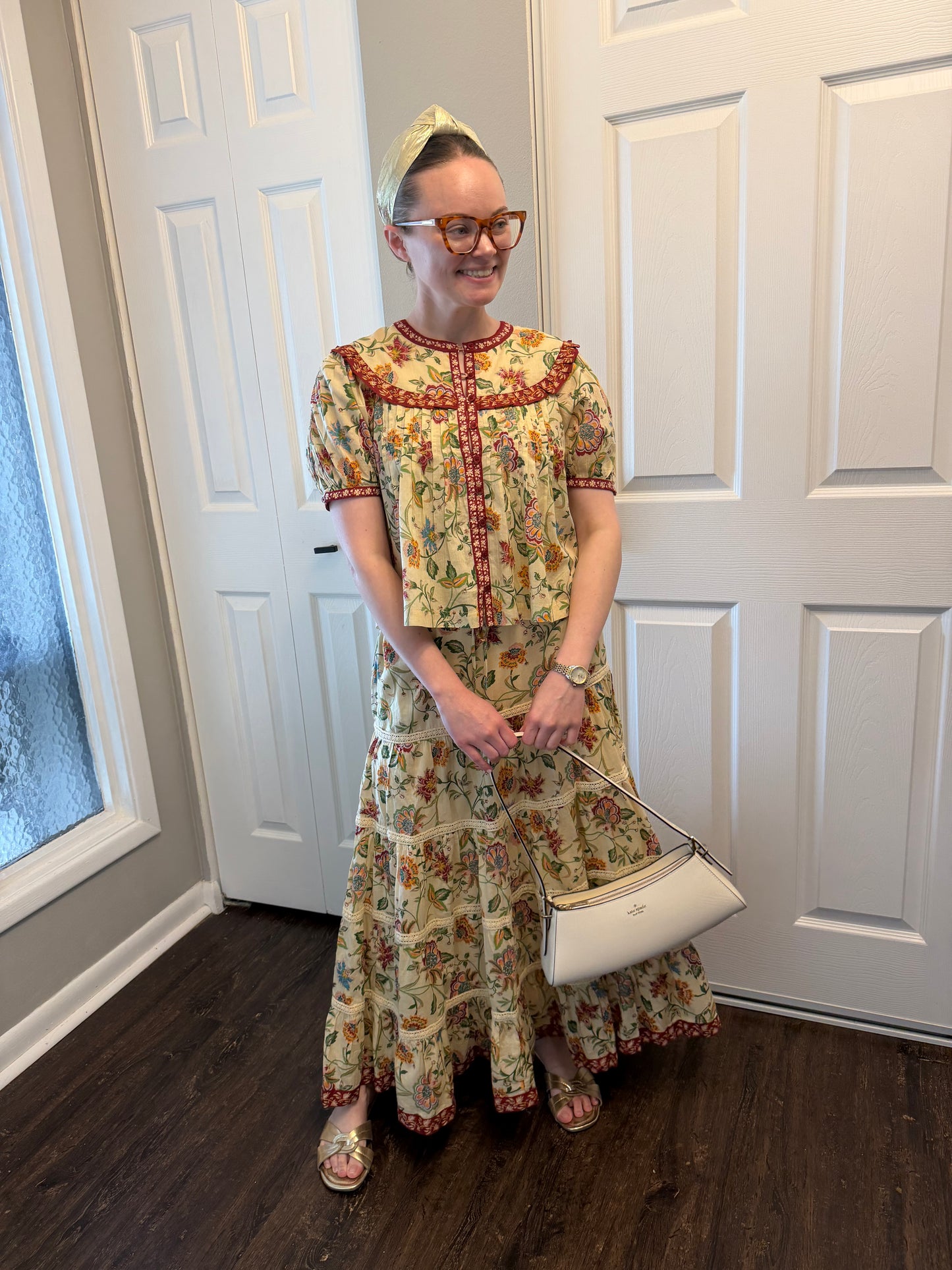 Delphine Floral Skirt Set