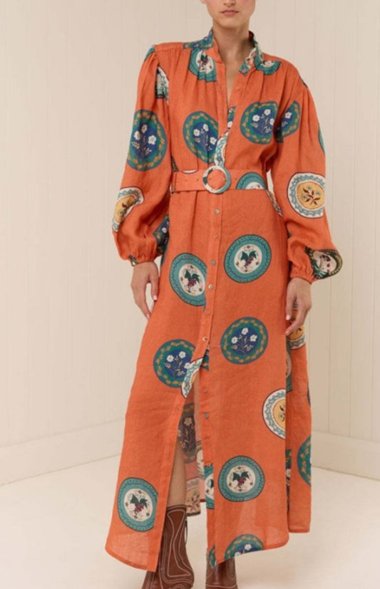 Flower Medallions Dress
