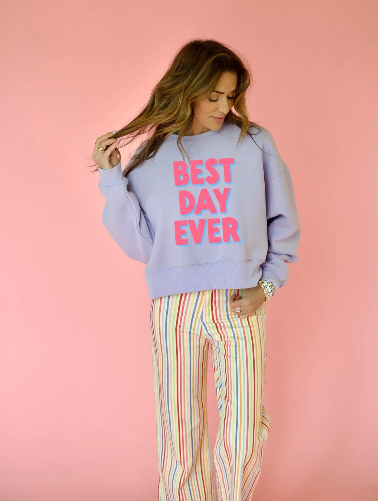 Best Day Ever Cropped Sweatshirt